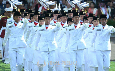 Paskibraka 2025 Bangga Kibarkan Merah Putih di Hadapan Presiden Prabowo